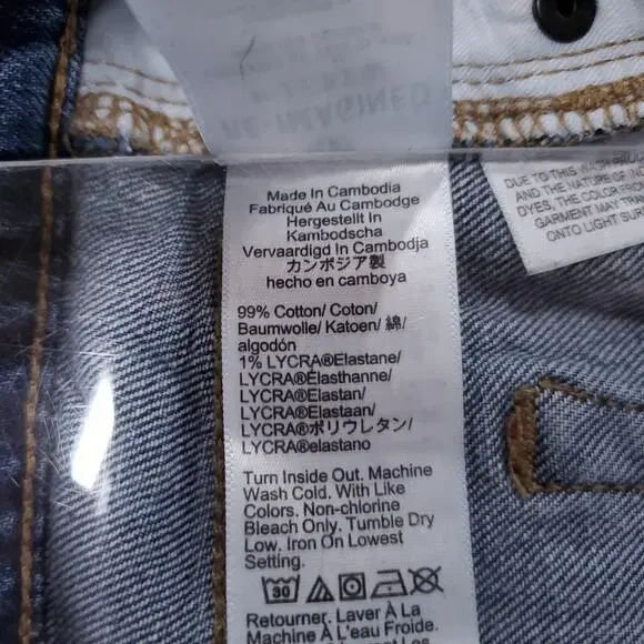 J.Crew Jeans Women's 28 Blue Mid-Rise Flare Crop Raw Hem Distressed Y2K Retro - Picture 6 of 13